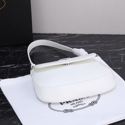 PRA 23 BAG IN BLACK CALFSKIN SILVER HARDWARE