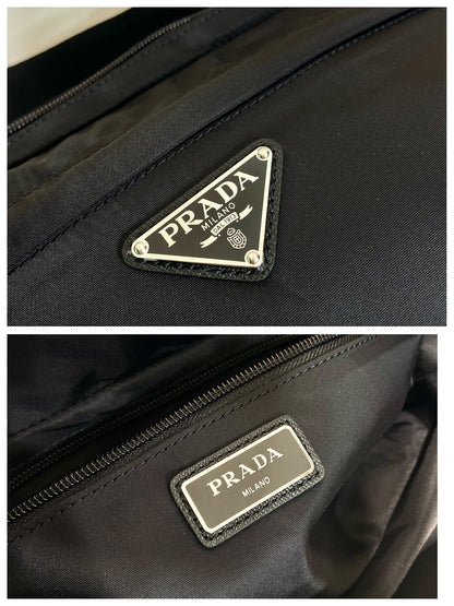 Prada Mini Messenger Bag 27cm Black Re-Nylon Leather