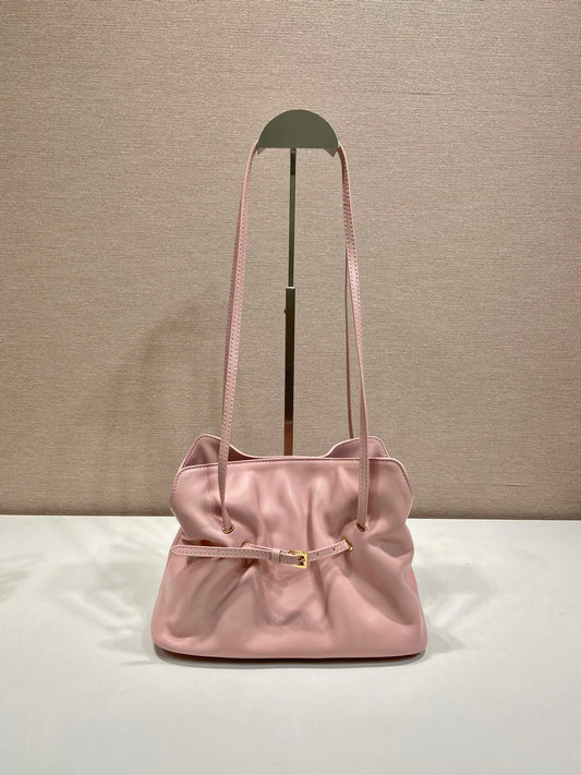 Prada Small Dada 25cm Light Pink Nappa Leather