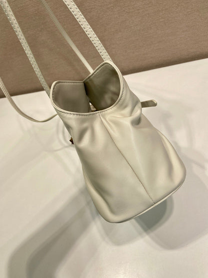 Prada Small Dada 25cm Ivory Nappa Leather