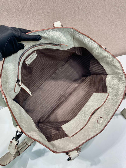 Prada Large Tote Bag 38cm Khahi Leather
