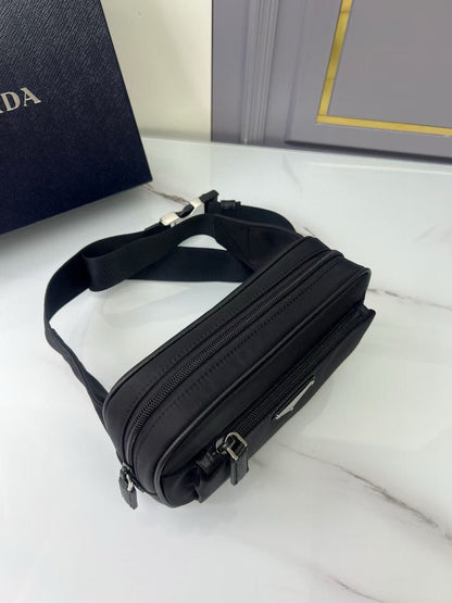 Prada Black Re-Nylon belt bag