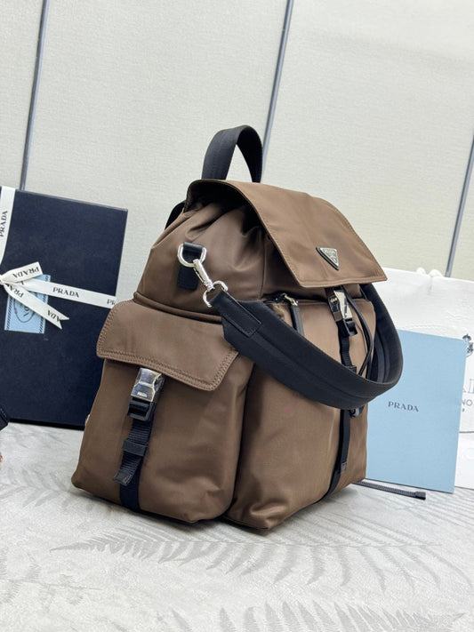 Prada Explore Backpack Brown Re-Nylon 294077