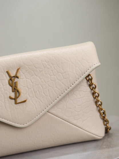Prada Calypso Bag 19cm White Elephant Leather