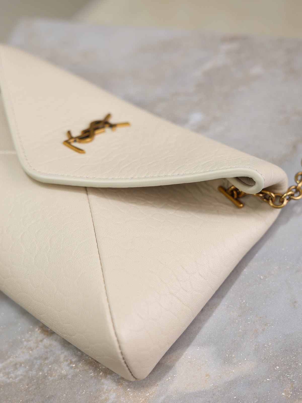 Prada Calypso Bag 19cm White Elephant Leather