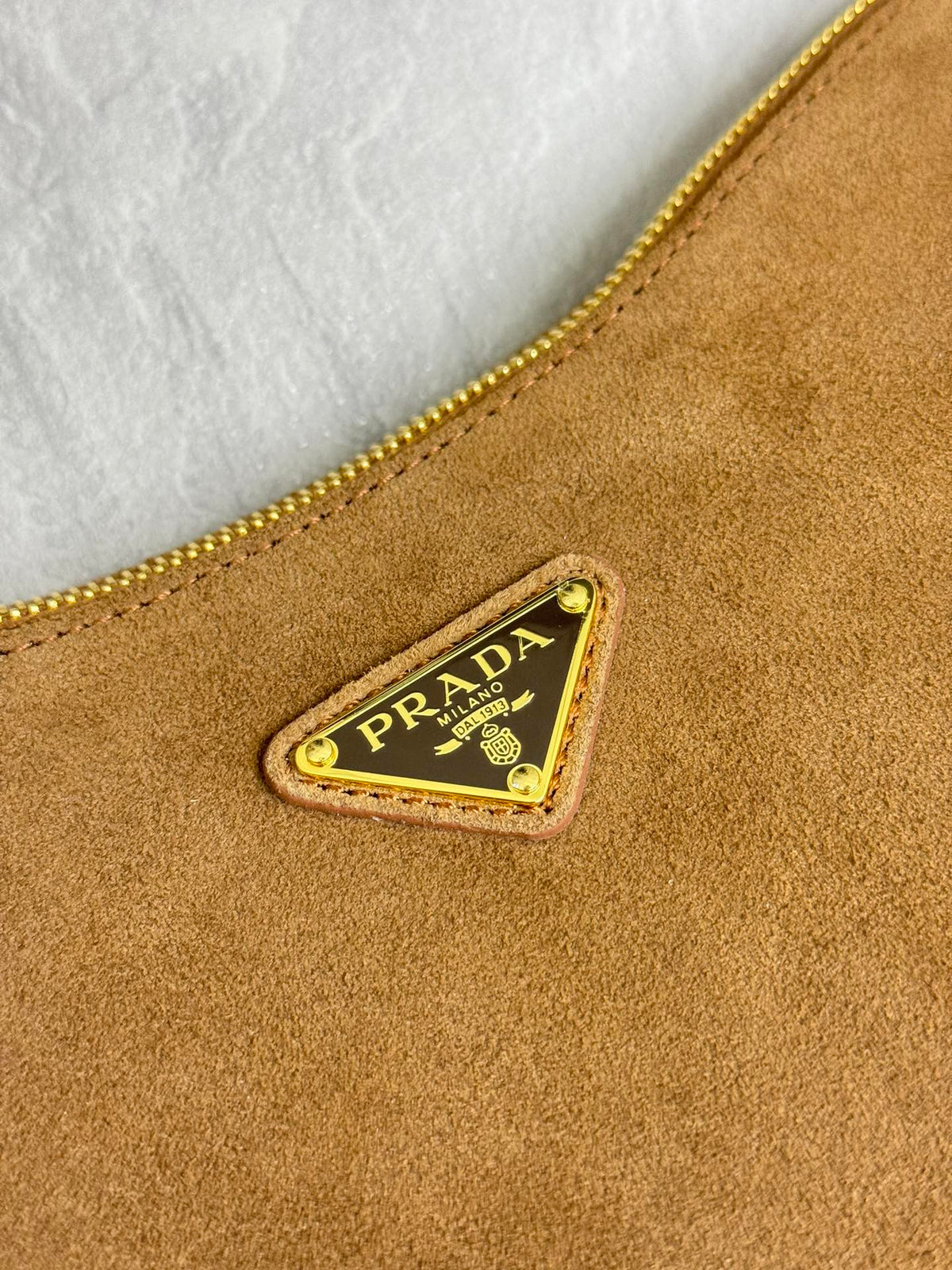 Pra Aimée Crossbodybag Brown Nubuck Leather