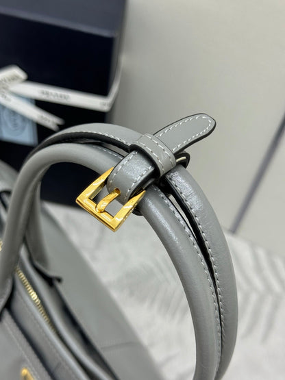 Prada Bonnie Extra-Large 42cm Grey Calfskin