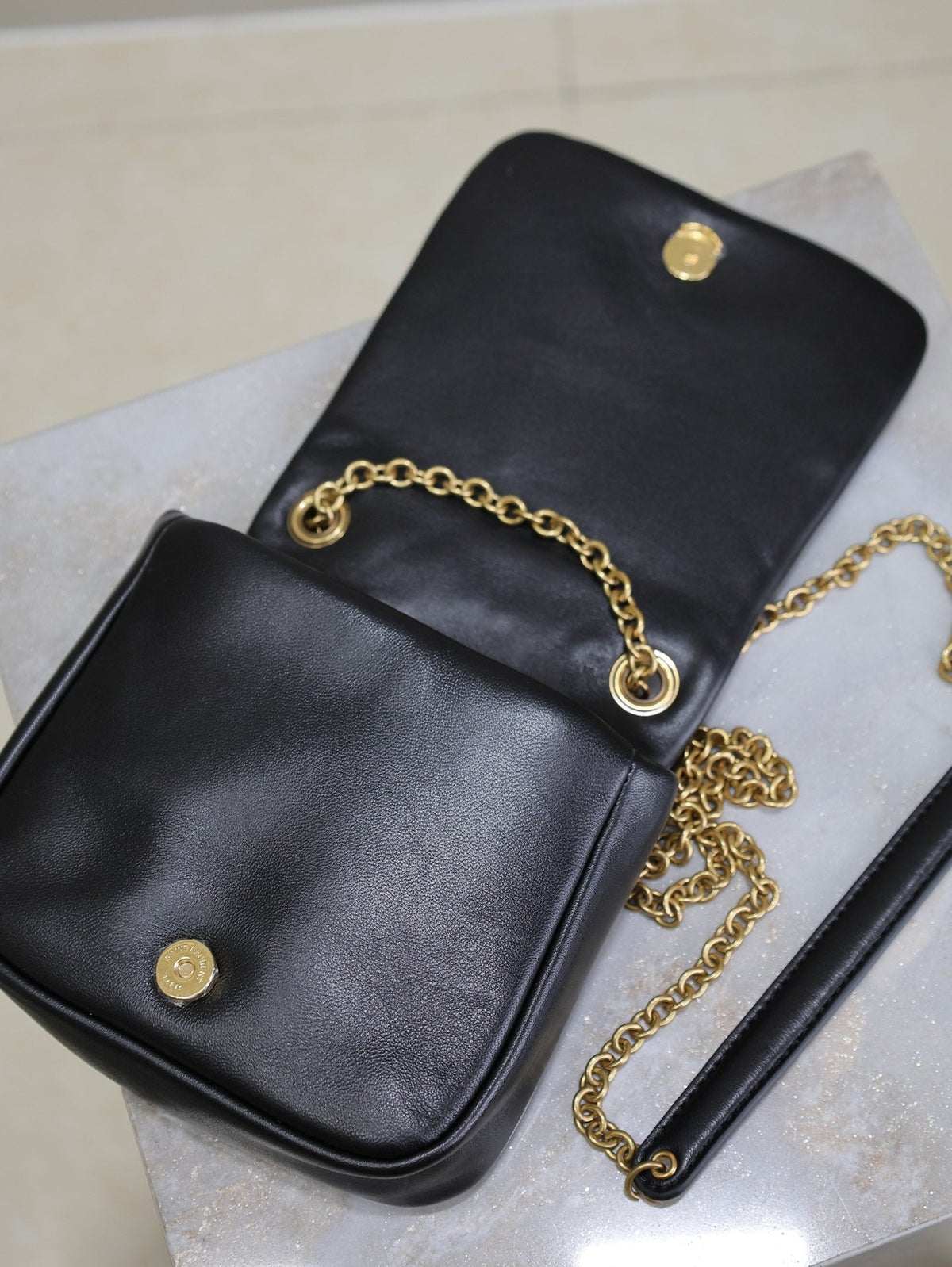 Prada Mini Jamie 4.3 Shoulder Bag 16cm Black Lambskin GHW